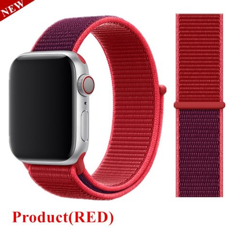 UPTHRUSH™ Apple Watch iWatch Sport Bands Nylon Strap Loop 64 Colors Colorful Apple Watch Series 1 To Series 5 Bands